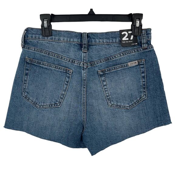 Joe's Jeans shorts High Rise denim raw hem size 27 - Picture 3 of 5